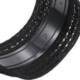 thumbnail image 4 of Unique Bargains Wide Headbands for Women Extra Wide Bohemia Headbands Thick Headbands with Teeth Hair Accessories Black, 4 of 7