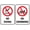 Warning Sign 3, variant on No Drop Off Pick Up Visitors Must Park Warning Sign Metal Security Safety Wall Decor Home Business Yard Garden Office Street Road Indoor Outdoor 12X8 Inch