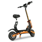 Electric Scooter for adults, Up to 50MPH Top Speed, 5600W Motor 60V/27A, E-Scooter, 40 Miles Long-Range, 11" Off Road Tires, Folding Commuting Scooter for Adults with Seat