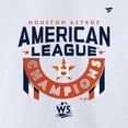 thumbnail image 4 of Men's Fanatics White Houston Astros 2022 American League Champions Locker Room Big & Tall T-Shirt, 4 of 4