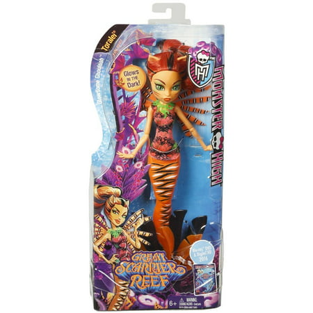Great Scarrier Reef Glowsome Ghoulfish Toralei Doll, The ghouls become fish-i-fied for an underwater adventure By Monster High Ship from US