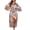 Grey, variant on Women's Satin Robe Long Kimono Robe Soft Comfy House Silky Vintage Lightweight Thin Luxury Spring Bathrobe White Small-X-Large