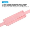 thumbnail image 3 of Uxcell Phone Grip Strap Portable Wrist Strap Silicone Elastic Cord with Handle for Phones Case Pink 2Pcs, 3 of 5