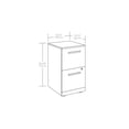 thumbnail image 2 of Pemberly Row Engineered Wood 2-Drawer Mobile File in Hudson Elm/Brown, 2 of 8