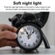 thumbnail image 5 of Alarm Clock Twin Bell Silent Movement Metal Heavy Sleepers Alarm Clock for Desktop JIKAIX, 5 of 5