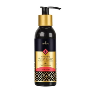 Sensuva Natural Water Based Personal Moisturizer Lubricant 4.2 oz. - Watermelon