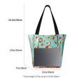 thumbnail image 3 of Fotbe Floating Colorful Cereal Bolsa de Playa con Estampado, Bolsa de Hombro, Bolsa de Mano Espaciosa, Bolsa de Viaje Ligera, Bolsa de Compras Versátil, 3 of 6