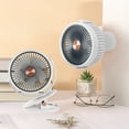 thumbnail image 6 of Desk Clamp Fan, 5-Speed Adjustable, Quiet Operation, USB-Powered, Student Dormitory/Office/Home Use, 360° Rotation, Safe Filter Design, Portable Air Circulator, 6 of 6