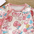 thumbnail image 5 of 18-24 Months Baby Girl Clothes Toddler Girl Outfits Shirt Pants Cute Infant Outfit Set Baby Girl Fall Winter Clothes Girls' Fall/winter Cute Casual Warm Fleece Thick Pink, 5 of 6
