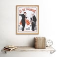 thumbnail image 2 of Vintage French Fashion La Vie Parisienne Old Age Couple Dancing Magazine Cover Art Print Framed Poster Wall Decor 12x16 inch, 2 of 5