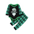 thumbnail image 3 of Family Christmas Pajamas Matching Sets Christmas Long Sleeve Loungewear for Family, 3 of 10