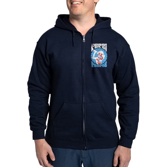 CafePress - Pepsi People Zip Hoodie (Dark) - Zip Hoodie, Classic Hooded Sweatshirt with Metal Zipper