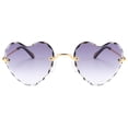 thumbnail image 2 of Gafas de sol para mujer Sunnimix Sin Montura Corazón UV400 Gris, 2 of 6
