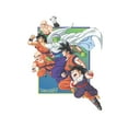 thumbnail image 2 of Dragon Ball Z Group Gradient Men's White T-Shirt - M, 2 of 4