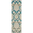 thumbnail image 2 of Nourison India House Damask Ivory/Teal Area Rug, 2 of 4