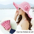 thumbnail image 4 of Pxiakgy Sun Hats for Women 2025 Trendy Women Folding Vintage Outdoor Sun Hats for Beach Garden Travelling Pp1 One Size, 4 of 6