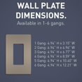 thumbnail image 4 of Placas de pared Pass & Seymour Legrand RWP263NICC6 de níquel de 3 bandas, 4 of 8