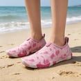 thumbnail image 4 of LTTVQM Water Shoes for Women Packable Camo Graphic Quick-Dry Barefoot Aqua Socks for Swim Beach Surf Yoga Pool Trendy Lightweight Gym Non-Slip Shoes Pink 41(US-8.5), 4 of 5