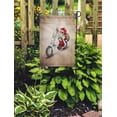 thumbnail image 2 of KDAGR Christmas Santa Claus Rides Motorcycle for Delivery The Winter Humor Garden Flag Decorative Flag House Banner 12x18 inch, 2 of 2
