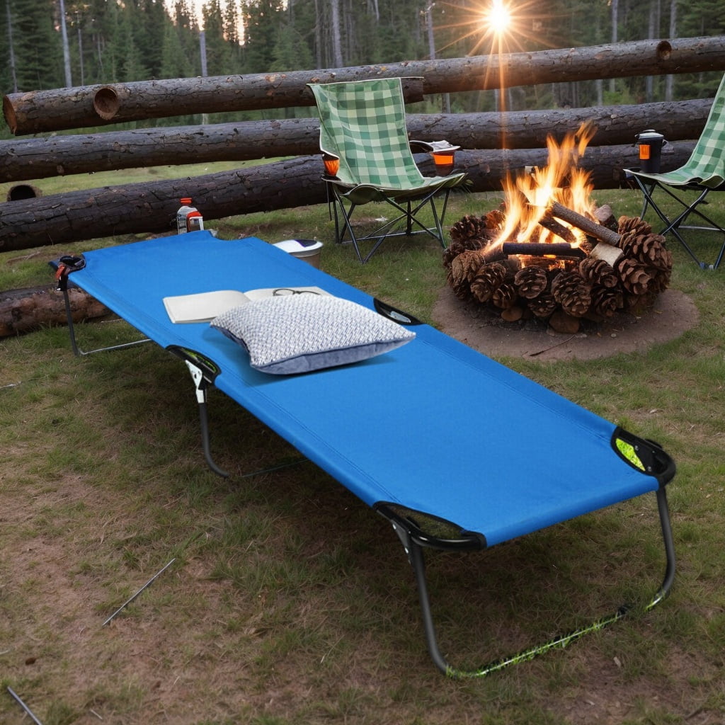 Costway Foldable Camping Bed, Portable Military Cot for Outdoor