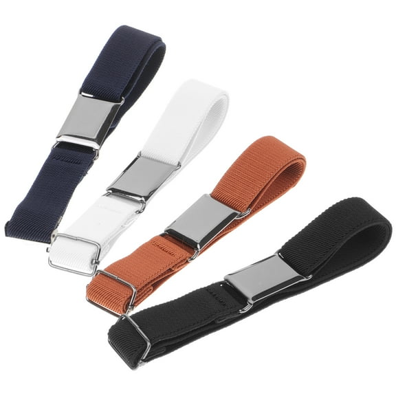 CIMAXIC Elastic Kid Belts Assorted Colors Metal Buckle for Decoration