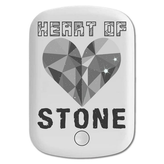 DistinctInk Magnetic Battery Pack, 5000 mAh Wireless Portable Charger with USB-C Cable, Compatible with MagSafe iPhone 14 / 13 / 12 Series - Heart Of Stone