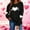 Black, variant on Valentine Sweatshirts for Women Love Heart Graphic Sweater Long Sleeve Crew Neck Pullover Blouse Fashion Casual Valentines the Day Tops Pink 2 M
