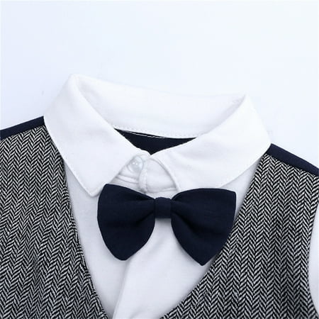 

TOWED22 Baby BoyRomper Baby Boys Boys Solid Ribbed Autumn Long Sleeve Romper Bodysuit Clothes Baby 0 6 Months Boys Grey