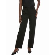 CO womens Tailored Wool Straight Pant, 4, Black