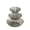 Gray, variant on Tiered Fruit Basket for Kitchen Counter, 3 Tier Removable Produce Storage Bins with Space Saving Vertical Design, Versatile Organizer Stand for Fruits Vegetables Snacks and Everyday Home Use