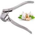 thumbnail image 1 of 2 piezas de prensa de ajo de cocina profesional, trituradora de jengibre, picadora de ajo, Reino Unido, prensa de ajo resistente, trituradora de ajo, picadora de ajo fácil de usar, fácil, 1 of 5