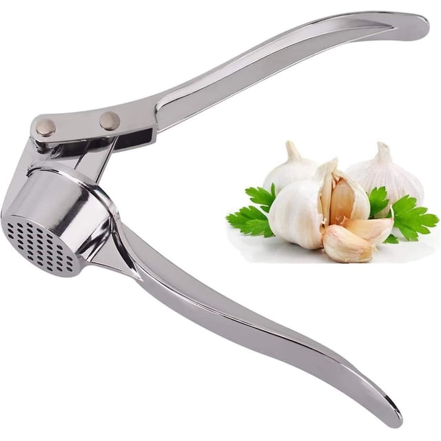 2 piezas de prensa de ajo de cocina profesional, trituradora de jengibre, picadora de ajo, Reino Unido, prensa de ajo resistente, trituradora de ajo, picadora de ajo fácil de usar, fácil