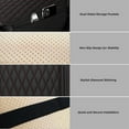 thumbnail image 7 of Hunlyman Universal Car Center Console Armrest Cover, PU Leather Car Arm Rest Cover for Vehicle, Car Interior Accessories Protector for Most Vehicle 2 Storage Bags, 7 of 7
