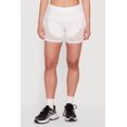 thumbnail image 3 of Women's Drop Waist Mesh Detail Biker Shorts, 3 of 4