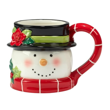 

Certified International Holiday Magic Snowman 18 oz. Mugs Set of 4