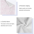 thumbnail image 3 of Coolnut 3 PCS Towel Pink Flower Texture Cotton Bath Towel Set (1 Bath Towel, 1 Hand Towel, 1 Washcloth) for Bathroom, Super Soft and Quick Dry Towels, 3 of 6
