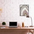 thumbnail image 2 of Stupell Industries Pink Neutral Geode Rock Arch Pattern Abstract Abstract Painting Black Framed Art Print Wall Art, 24 x 30, 2 of 8