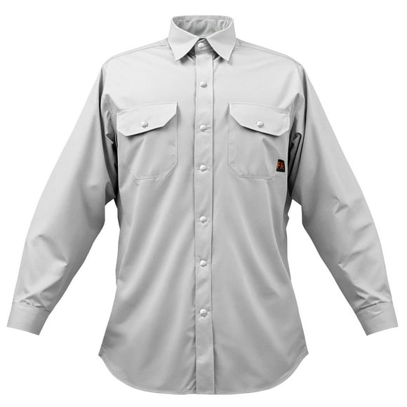 KFFKFF FR Shirts for Men, 7oz. Flame Resistant Welding Jacket, Machine Washable Cotton Heat-Resistant Welding Shirt