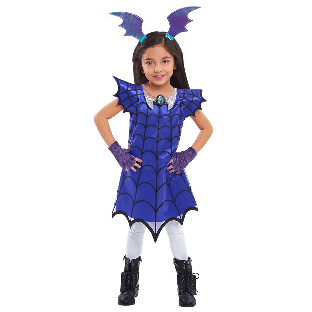 2018 Kids Girls Vampirina Cartoon Cosplay Costume Party Dress Gift O97 