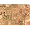 thumbnail image 1 of Ahgly Company Indoor Rectangle Patchwork Brown Transitional Area Rugs, 3' x 5', 1 of 4