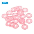 thumbnail image 3 of Uxcell 28mm Plastic Book Binding Discs Discbound Expansion Discs Heart Binder Rings, Pink 22 Pack, 3 of 6