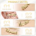 thumbnail image 3 of 2 Pcs Encanto para Cordones para Zapatillas, Broches Decorativos para Cordones para Zapatos Casual de Mujeres, Dorado (Forma de Estrella), 3 of 7