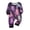 Baby, variant on Halloween Pajamas, Pastel Tie Dye Matching Family Pajamas Pink Purple Ghost Print Long Sleeve Two Piece Pajama Set Soft Sleepwear Nightwear Loungewear Girly Casual Photos