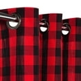 HOMERRY Buffalo Check Curtain for Living Room Farmhouse Blackout Plaid