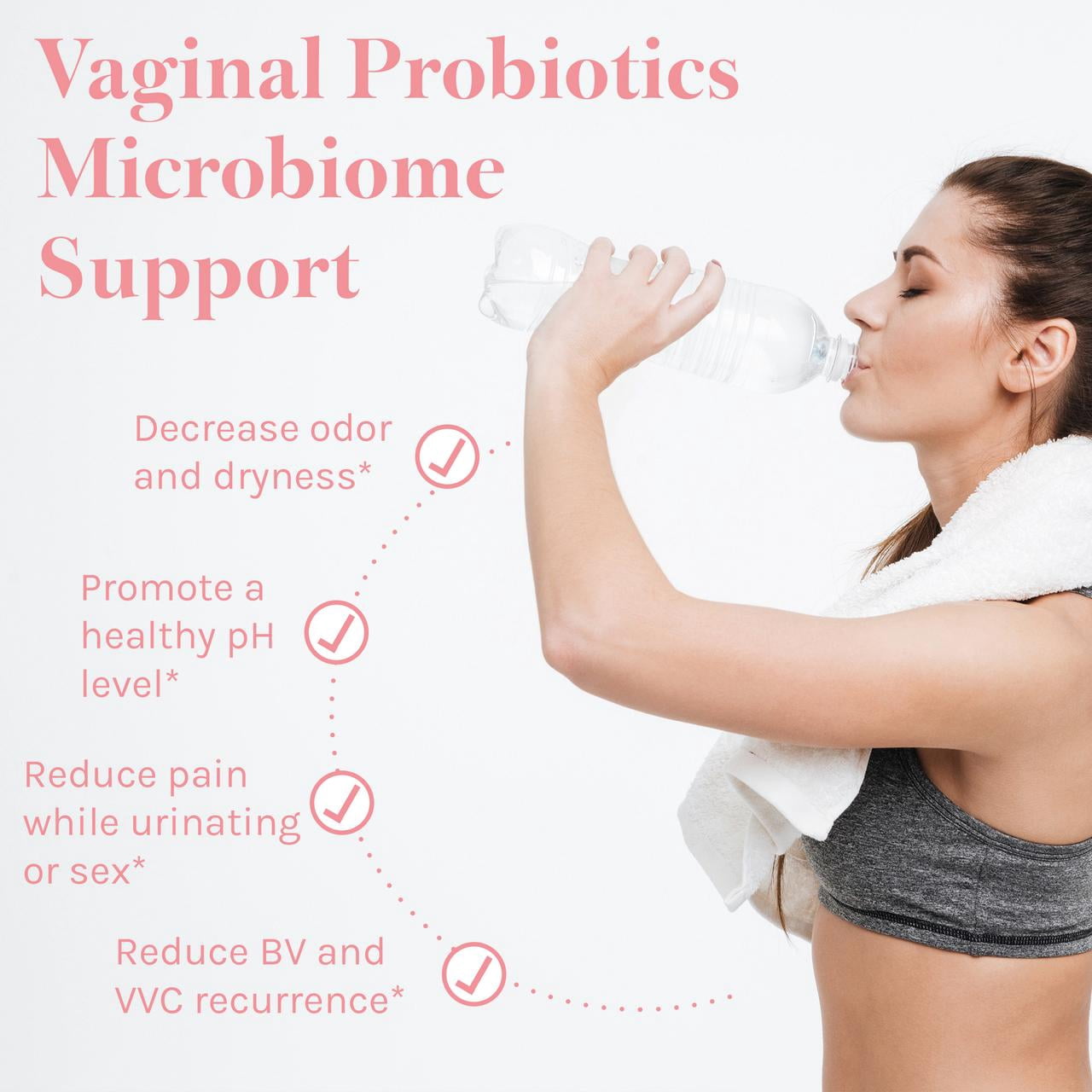 Vaginal Probiotics-Vaginal Odor & Dryness Treatment Probiotic- Women once Daily Capsules- DocDigest by Design