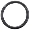 thumbnail image 3 of Motor Trend Ergonomic Grip Steering Wheel Cover / Protector for Small Size Steering Wheels in Cars, SUVs, Boats (13.5 - 14.5") (Carbon Fiber Synthetic Leather (Black)), 3 of 4