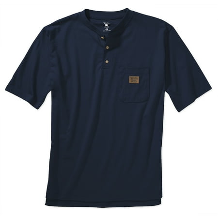 Walls - Big Men's Heavyweight Henley Work Tee, 2XL