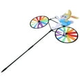 thumbnail image 3 of 3D on Bike Windmill Cute Whirligig Yard Decoration Kids Boys Girls, 3 of 19