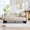 Beige, variant on Christopher Knight Home 81" Curved Velvet Sofa with Wood Frame, Modern 3-Seater Couch, Dark Brown