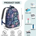 thumbnail image 5 of Pioneer Flower Backpack for School,Cute School Bag,Schoolbag with Adjustable Shoulder Straps & Padded Back,16.9 Inch, 5 of 5